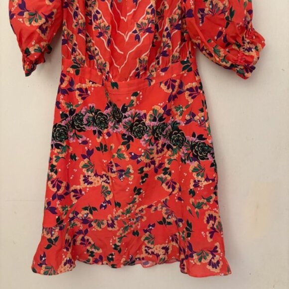 Saloni Grace Midi Dress, Size 6 - Picture 6 of 14